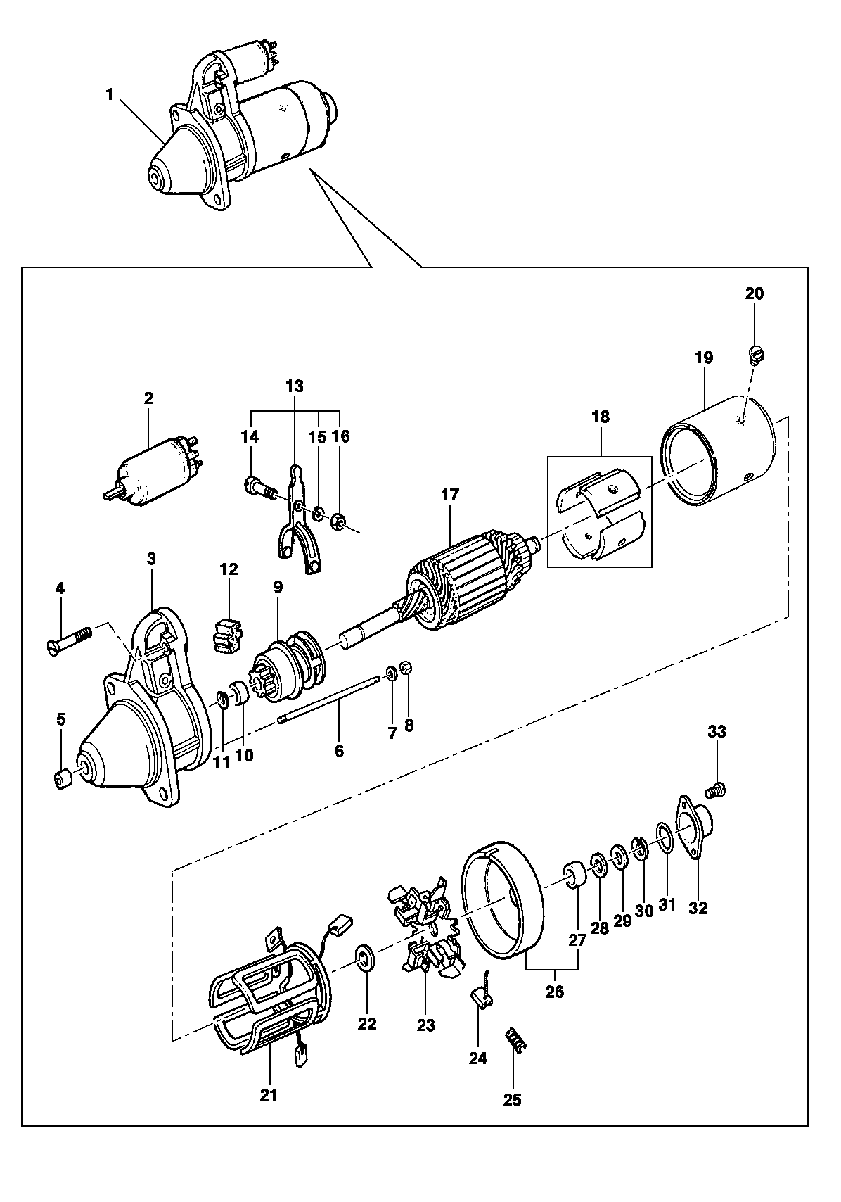 Стартер - двигатель LM3