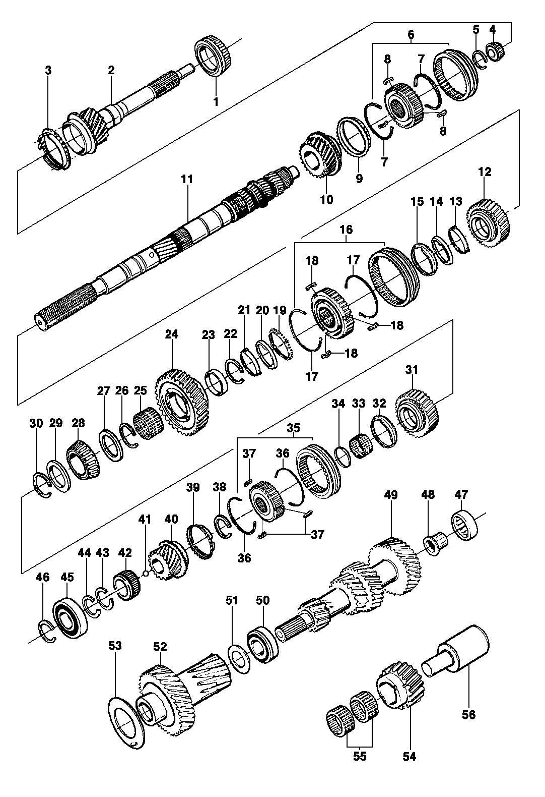 Компоненты КПП – двигатель LM3/LN2/LK6/LG1